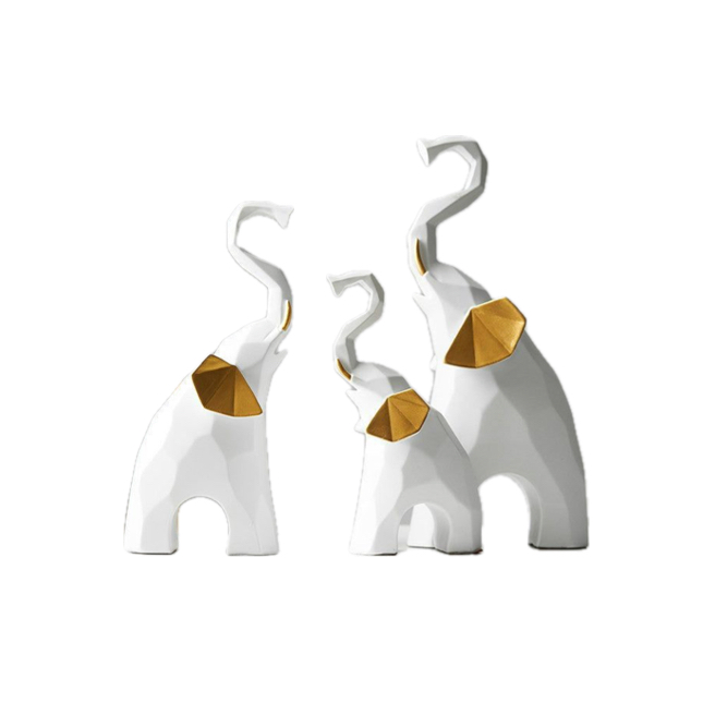 Wooden Elephant Sculpture