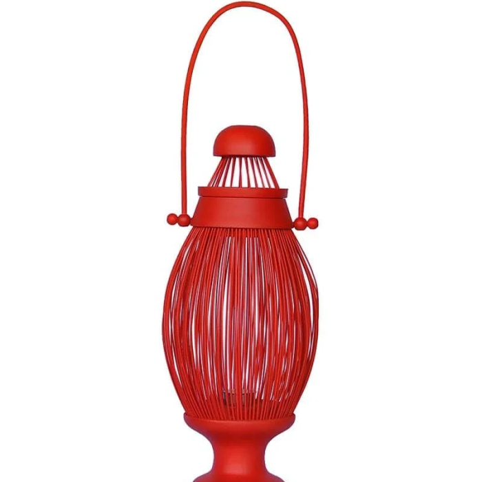 Bamboo and Wicker Lamp