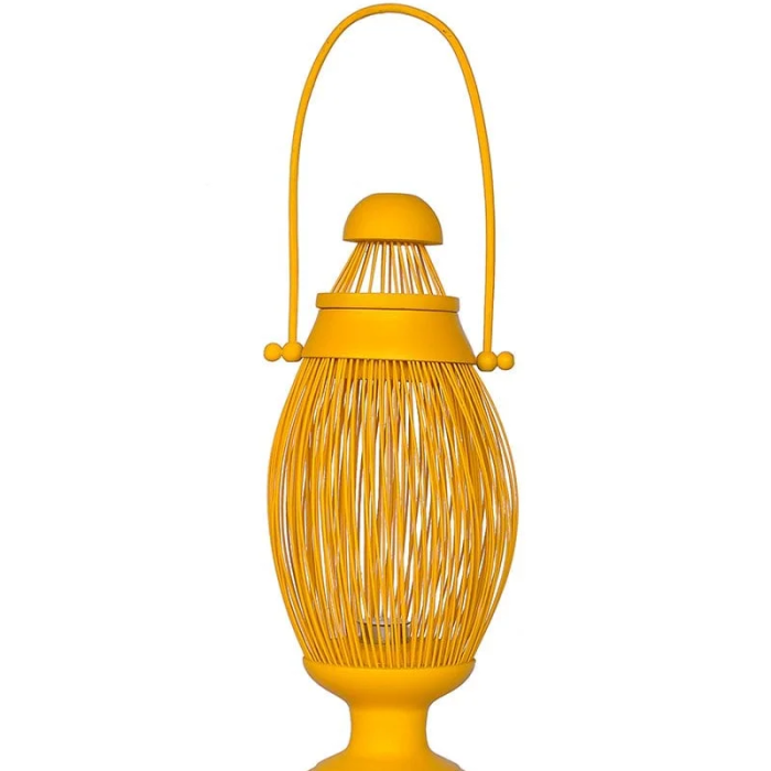 Bamboo and Wicker Lamp