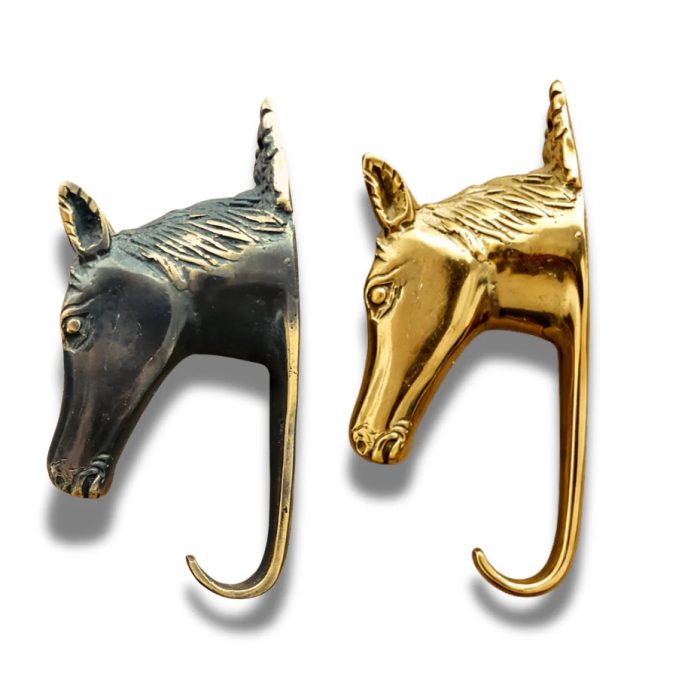 Brass Horse Wall Hook
