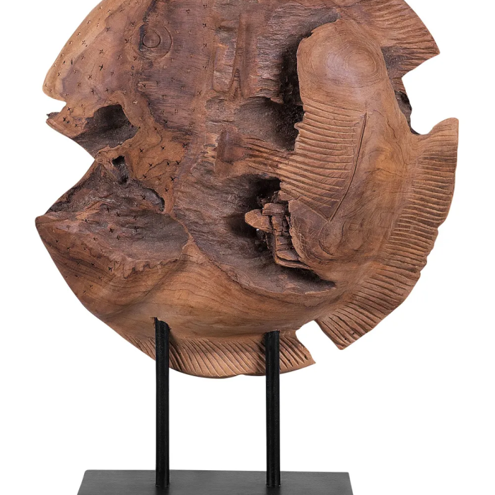 Decorative Fish Teak Sculpture
