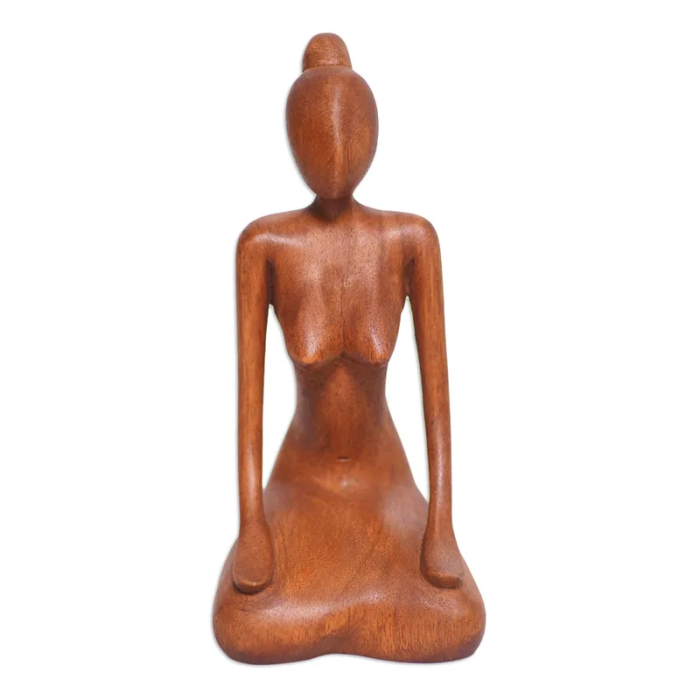 Mediatiation Wood Sculpture