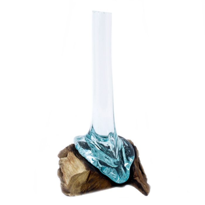 Molten Glass on Wood
