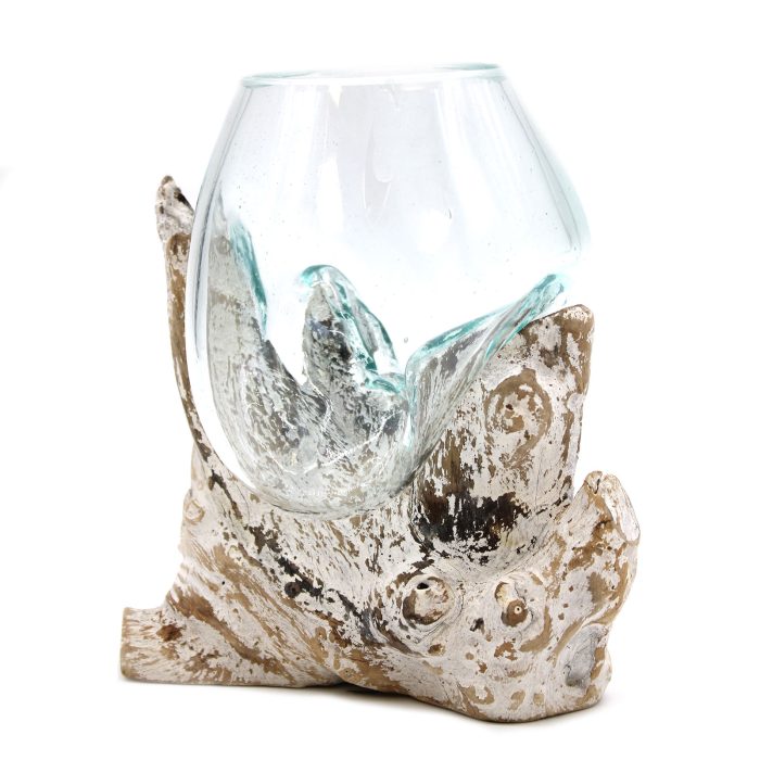 Molten Glass on Wood