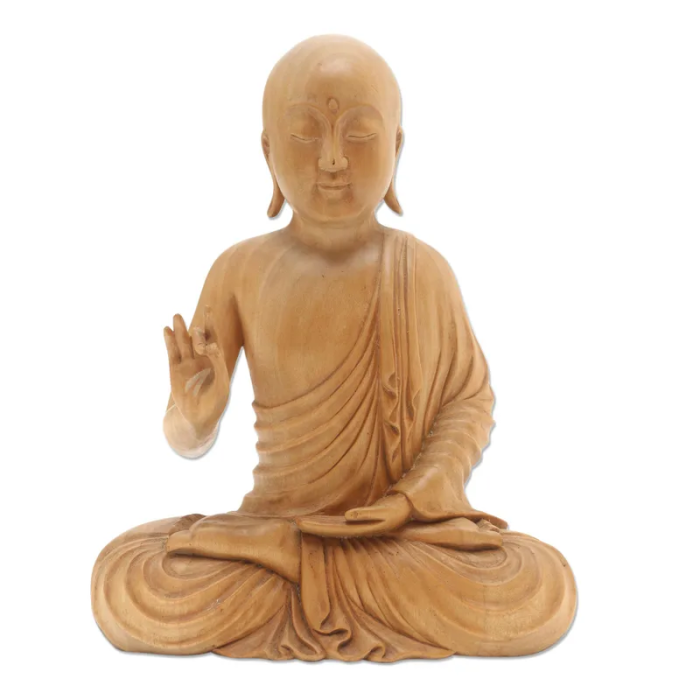 Wood Buddha Statue