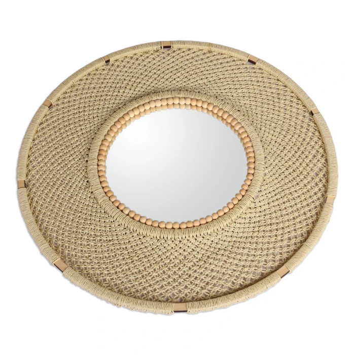 Wood Wall Mirror