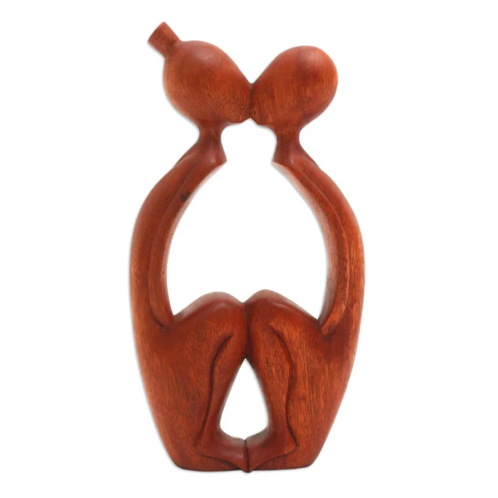 romantic wood sculpture
