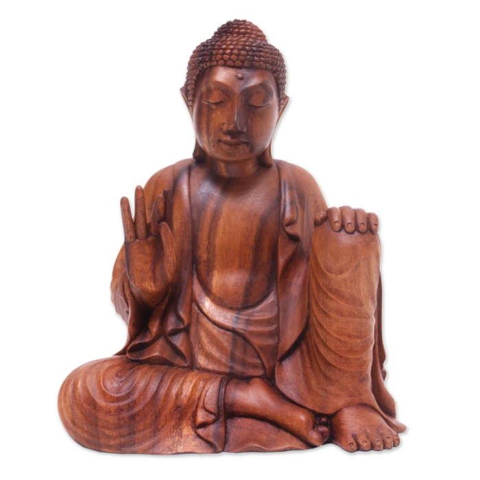 suar wood sculpture