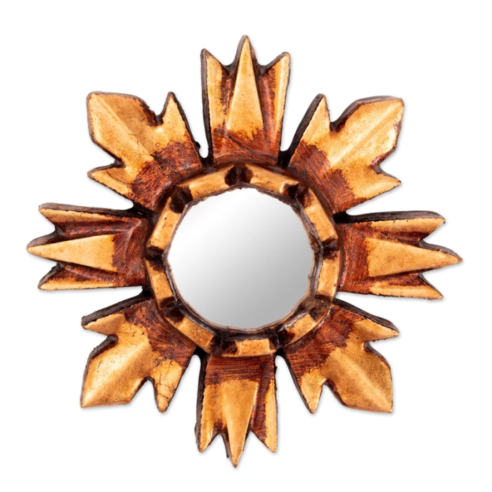 sun themed small mirror