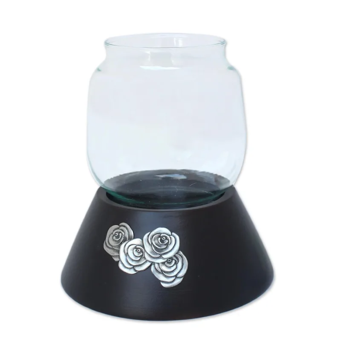 wood candleholder