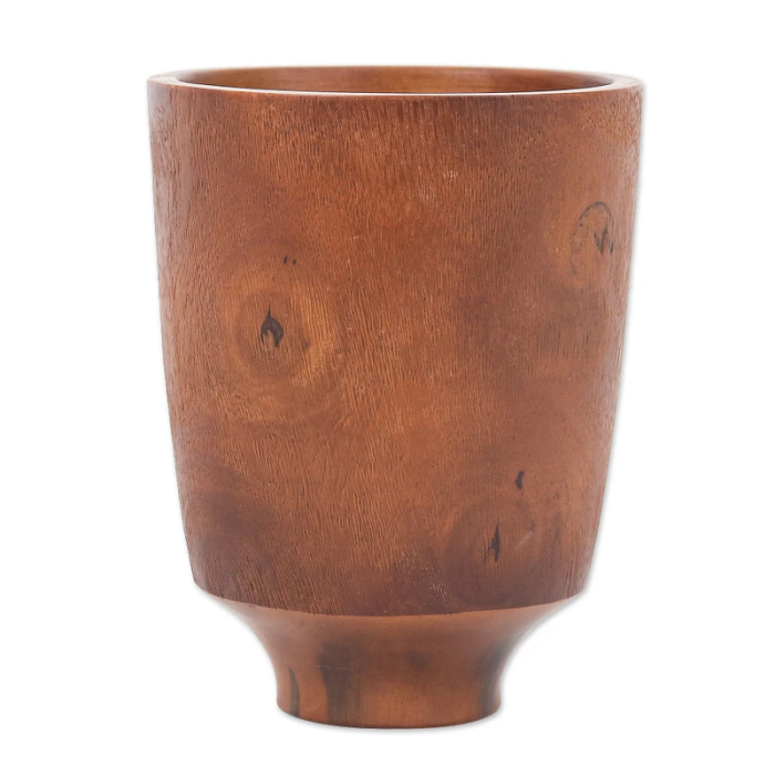 wood decorative vase
