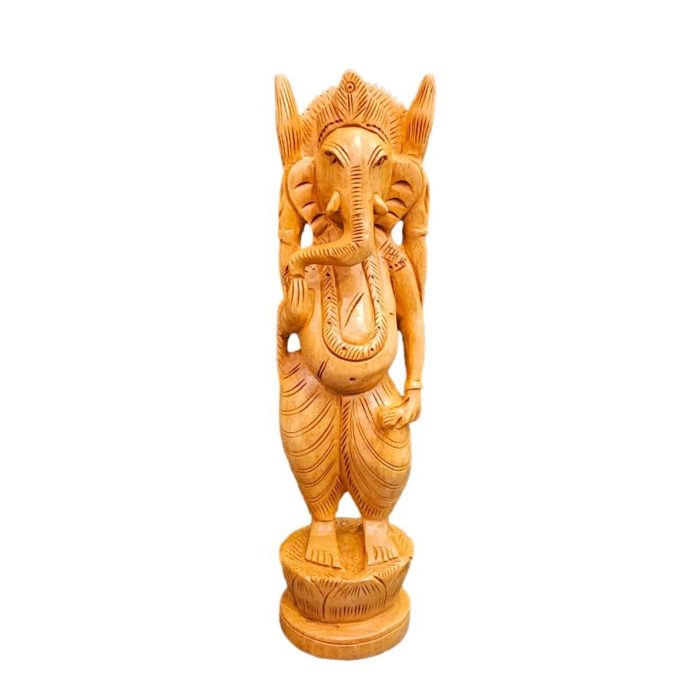 wooden ganesha statue